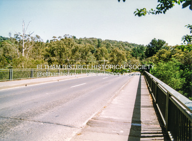 Photograph, Doug Orford, Bridge across Yarra River, Kangaroo Ground - Warrandyte Road, Warrandyte, 1991, 1991