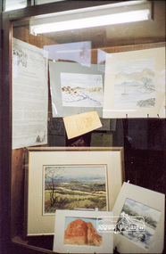 Photograph, Painting classes display, Living and Learning Centre, October 1988