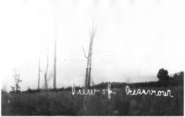 Photograph, View of Reservoir from Kinglake