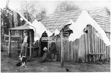 Photograph, Jeo Christman and father, Gold Miners, Kinglake