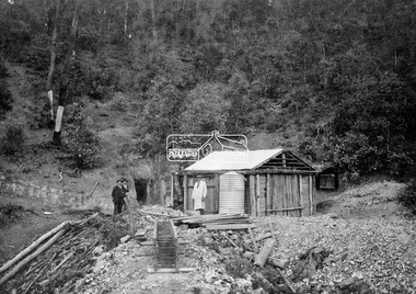 Negative - Photograph, Queenstown (St. Andrews); One Tree Hill Mine, c.1925