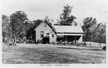 Negative - Photograph, State School No. 1362, Christmas Hills, c.1900