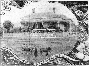 Photograph, Dr. Kilpatrick's Residence, Yarra Glen, 1893 (reproduced from "The Leader", Jan. 6th, 1894, page 31), 1894