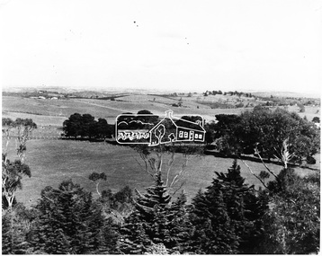 Photograph, View of Kangaroo Ground District from War Memorial Tower, 16 November 1951, 16 Nov. 1951