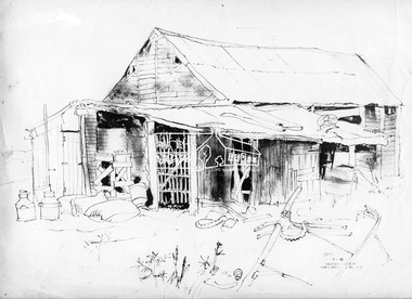 Photograph, Wheat Shed Kangaroo Ground Kenneth Jack (1946)