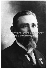 Photograph, John Bell (married Lizzie Carlton), son of John Bell (1820-1891). Violet Bank, Kangaroo Ground. (Shire President.)