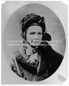 Photograph, Janet Bell (nee Rogerson) 1808-1888, wife of John (1820-1891)
