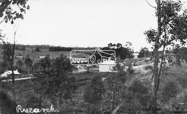Negative - Photograph, Tom Prior, View of Research, Vic, c.1900