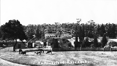 Photograph, "A Homestead" - Research