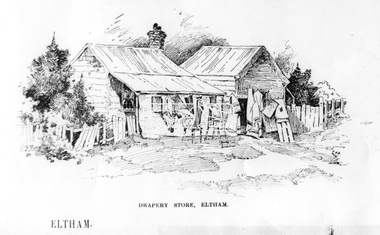 Photograph, The Australasian, Drapery Store, Eltham, 2 May 1903