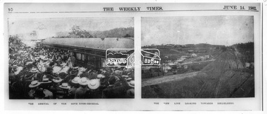 Photograph, The Weekly Times, Opening of the Heidelberg-Eltham Railway Line, 6 June 1902, 1902