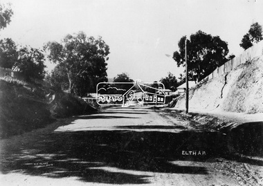 Negative - Photograph, J.H. Clark, Main Road, Eltham, c.1908
