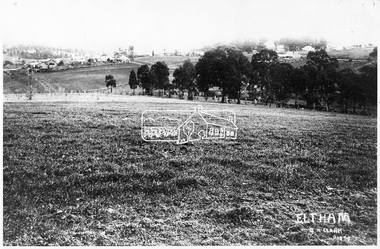 Negative - Photograph, J.H. Clark, View of Little Eltham, c.1913