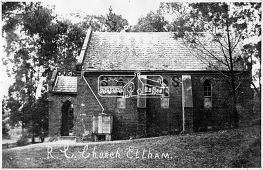 Negative - Photograph, Tom Prior, St Mary's Roman Catholic Church, Eltham, c.1900