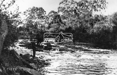 Negative - Photograph, Tom Prior, Friars Falls, Eltham, c.1910