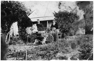 Negative - Photograph, Hill family home, Bridge Street, Eltham, c.1892