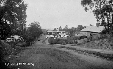 Negative - Photograph, Main Road, Eltham, c.1915