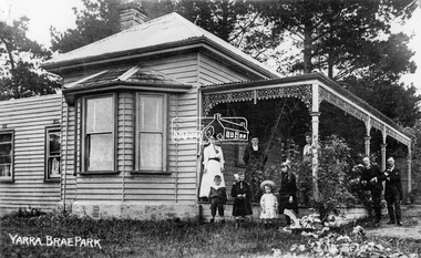 Negative - Photograph, Yarra Brae Park, c.1900