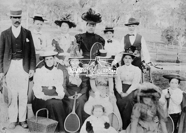 Photograph, Eltham tennis group
