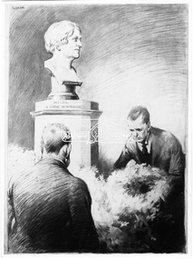 Photograph, Percy Leason, Cartoon by Eltham resident, Percy Leason, 1931
