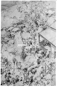 Photograph, Percy Leason, Cartoon by Eltham resident, Percy Leason, 1928