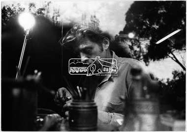 Photograph, Mark Strizic, Matcham Skipper at work