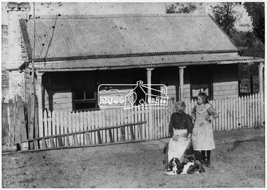 Negative - Photograph, Smart family home in Bridge Street, Eltham, c.1903