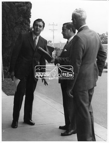 Photograph, Visit to the Shire by the Minister for Local Government, The Hon. Mr. A.J. Hunt, 1 March 1973