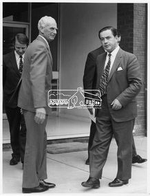 Photograph, Visit to the Shire by the Minister for Local Government, The Hon. Mr. A.J. Hunt, 1 March 1973