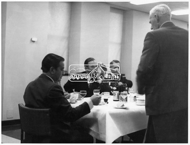 Photograph, Luncheon during visit of Minister for Local Government, 1 March 1973
