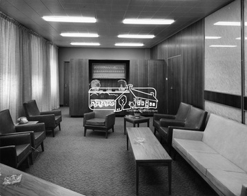 Photograph, Hugh Fisher, Eltham - Shire President's Room in Shire Office, 1965