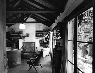 Photograph, Mark Strizic, Eltham - Interior of Professor MacMahon Ball's house. Architect Alistair Knox