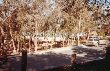 Photograph, Eltham North Primary School viewed from Glen Park Road, Eltham North, c.1983, 1983c