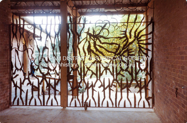 Photograph, Sputnik Gates, Eltham North Primary School, c.1983, 1983c