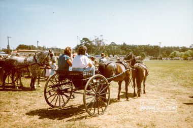 Photograph, Two in hand, Whittlesea Show, 1985