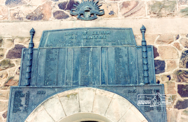 Photograph, War Memorial Tower, Kangaroo Ground, Shire of Eltham, 1985