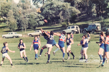 Photograph, Football, Eltham Lower Park, Shire of Eltham, 1985, 1985