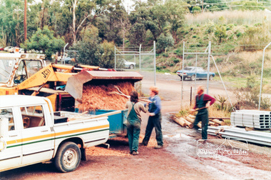 Photograph, Eltham Depot located at former Fayrefield Hat Factory, Brisbane Street, Eltham, 1985, 1985