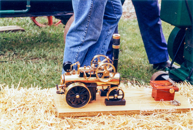 Photograph, Peter Bassett-Smith, Traction engines, Eltham Community Festival, Alistair Knox Park, 1991