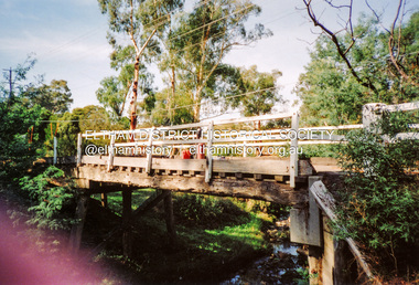 Photograph, Commencement of reconstruction of Brougham Street Bridge, Eltham, April 2009, 2009