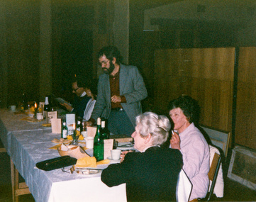 Photograph, From left, Russell Yeoman, Opal Smith, Charis Pelling, 08/07/1987