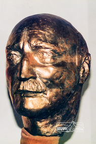 Photograph, Plastercast of Alan Marshall from original by Joh Ebeli, 1988