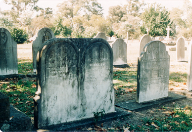Photograph, Katherine Wingrove and Charles Symons Wingrove graves, Saint Helena (Saint Katherine Anglican) Churchyard, St Helena