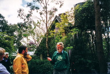 Photograph, Russell Yeoman (left) and Harry Gilham, Mudbrick Heritage Tour, 3 October 1998, 03/10/1998