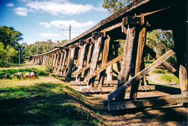 Photograph, Trestle Railway Bridge, Eltham, 1999