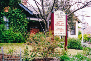 Photograph, Eltham Local History Centre, former Police Residence, 728 Main Road, Eltham