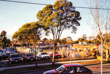 Photograph, Peter Bassett-Smith, Preparing the site for the new Safeway Supermarket, Arthur Street, Eltham, 28 July 2000, 28/07/2000