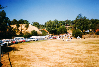 Photograph, Demolishing the Bini Shell at Diamond Creek, 1991, 1991