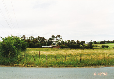 Photograph, Northeast corner of Pretty Hill, Wattle Glen Road, Kangaroo Ground, 6 December 1992, 06/12/1992