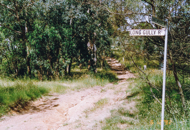 Photograph, Motschalls Road from Long Gully Road, Panton Hill, 6 December 1992, 06/12/1992